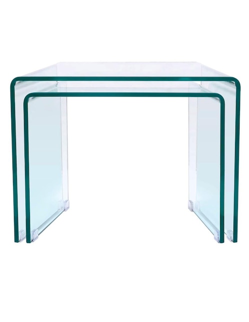 Mesa de centro Foshan de vidrio