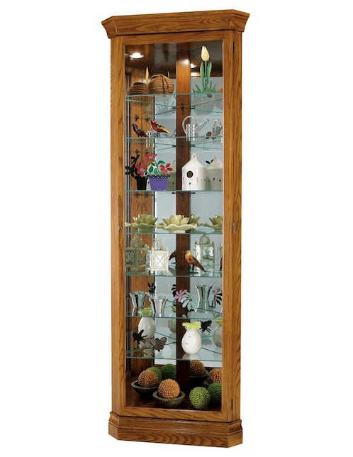Vitrina Howard Miller de madera abedul