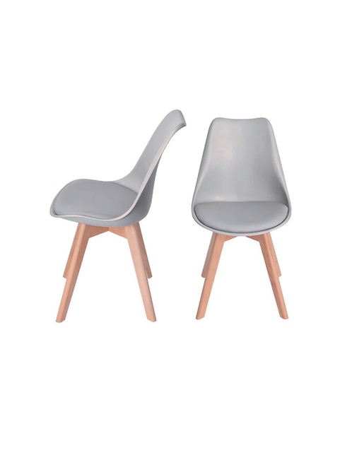 Set de 2 Sillas Mundo In Frankfurt gris