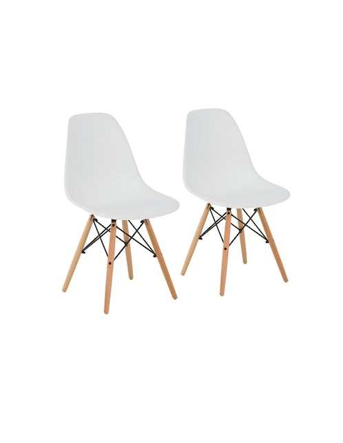 Set de 2 sillas Oslo de plástico Set de 2 sillas Oslo de plástico
