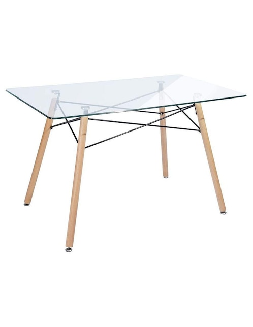 Mesa de comedor de Cristal 1