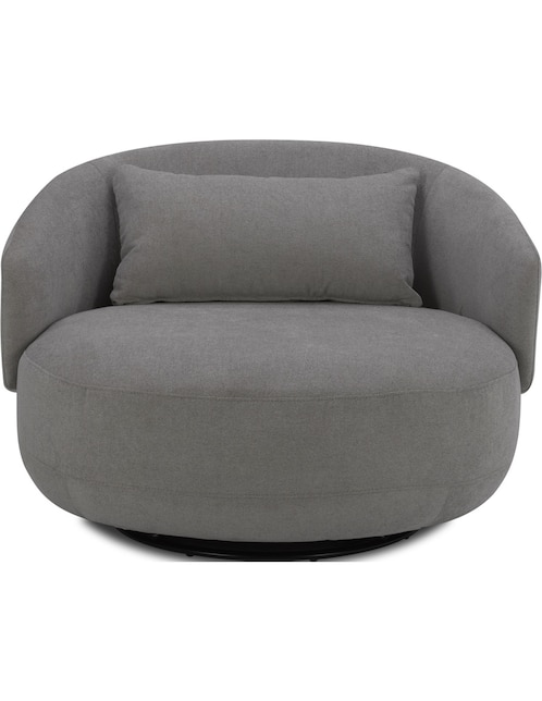 SILLÓN LUKE*CE* ALG-POLIÉSTER, GRIS