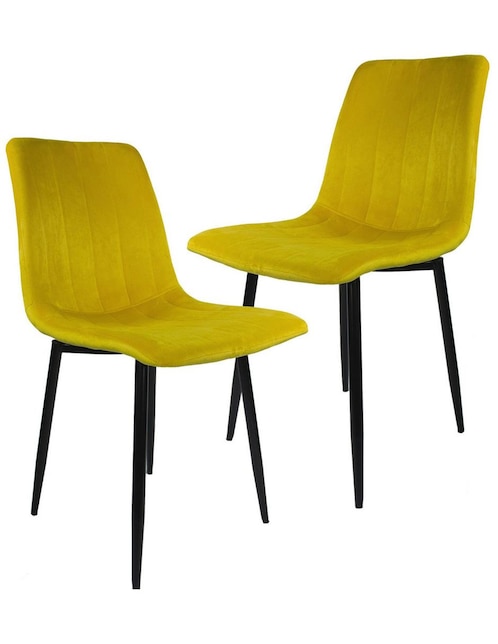 Silla Eames Tapizadas de terciopelo