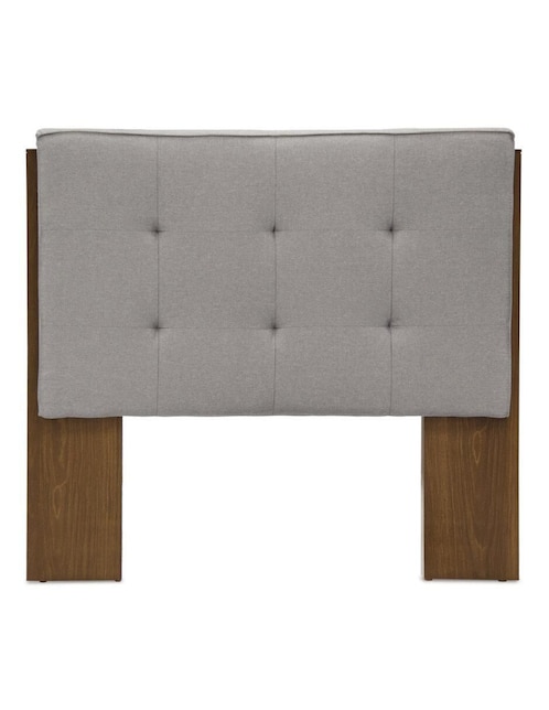 Cabecera Sens Tamarindo de madera y tela