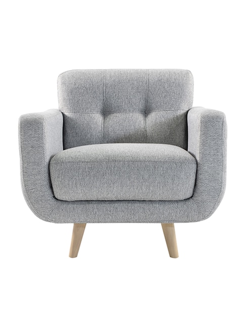 SILLÓN SOHO POLIÉSTER, GRIS