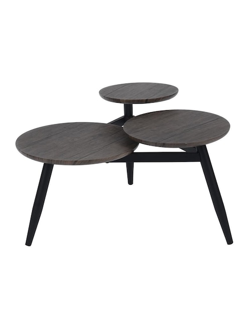 Mesa de centro Furniturer Biel de hierro
