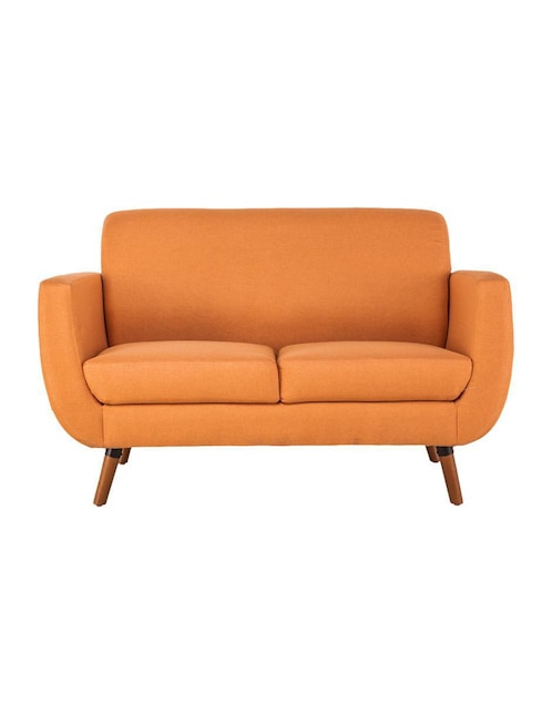 Sofá doble kessa love seat lewis de madera