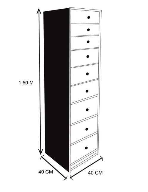 Cajonera Vaniglam Love Gold de mdf 5