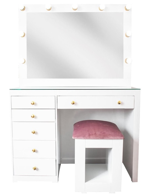 Tocador Vaniglam Vanity Barby Gold