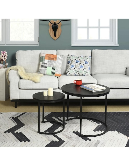 Juego de mesas para sala Home Make 2 piezas 2