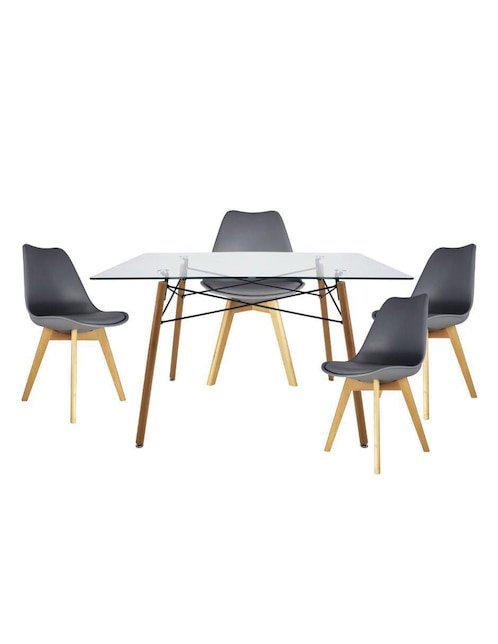 Comedor mundo in muebles para 4 personas