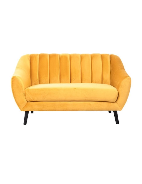 Sofá doble kessa love seat rosie de madera pino