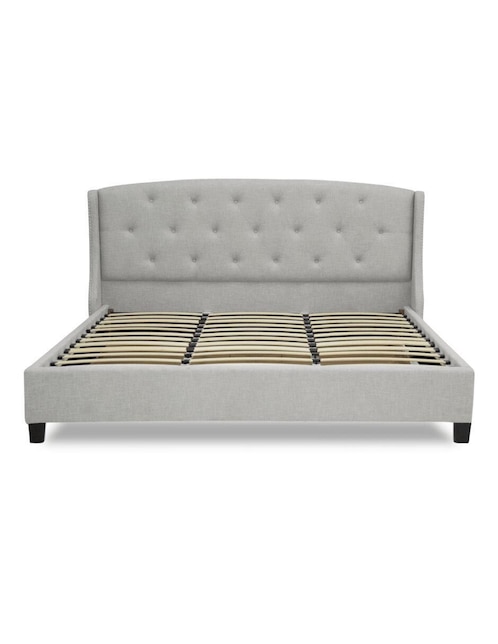 Cama LAN de madera king size 1
