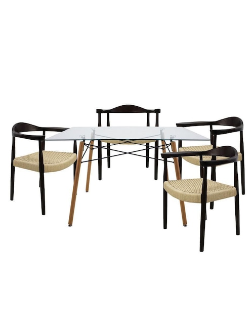 Comedor mundo in muebles del hogar para 4 personas