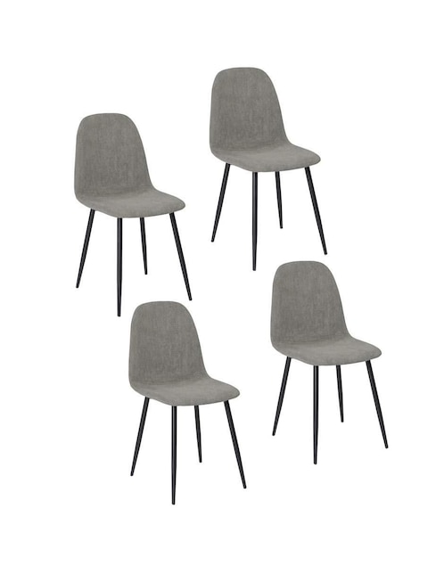 Set de 4 sillas Home Make Dining Chair de acero