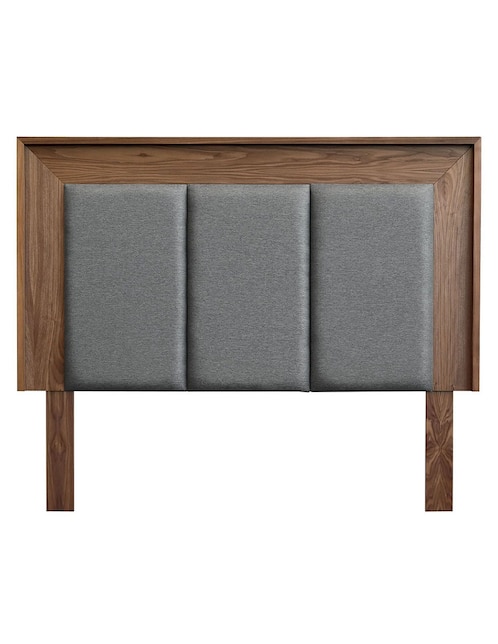 CABECERA DURHAM MADERA N, MAT-QS, GRIS