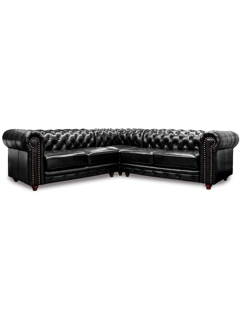 Sala modular confortopiel chesterfield de piel