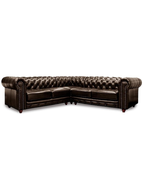 Sala modular Chesterfield de piel 1