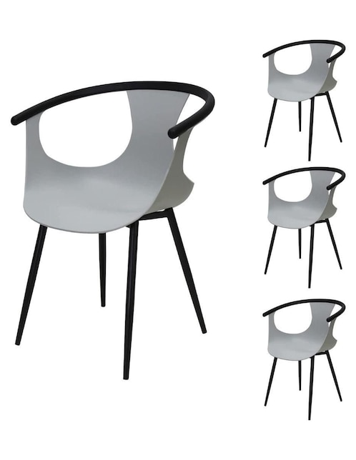 Juego de sillas mundo in catanzaro muebles de plástico