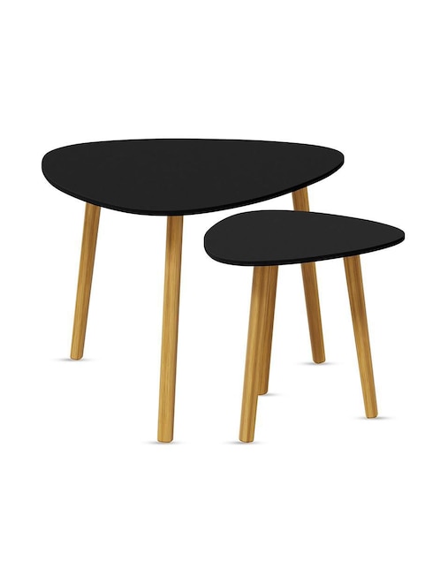Set mesas de centro Mubson de madera
