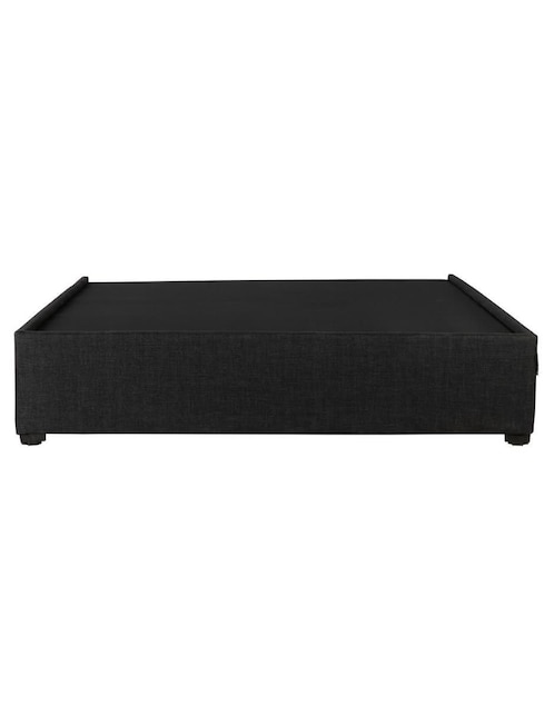 Base para cama Belt de madera y tela