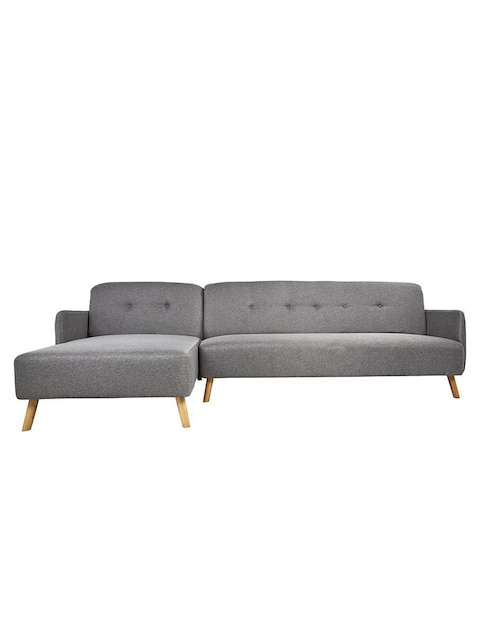 Chaise lounge Kessa Ariel de tela