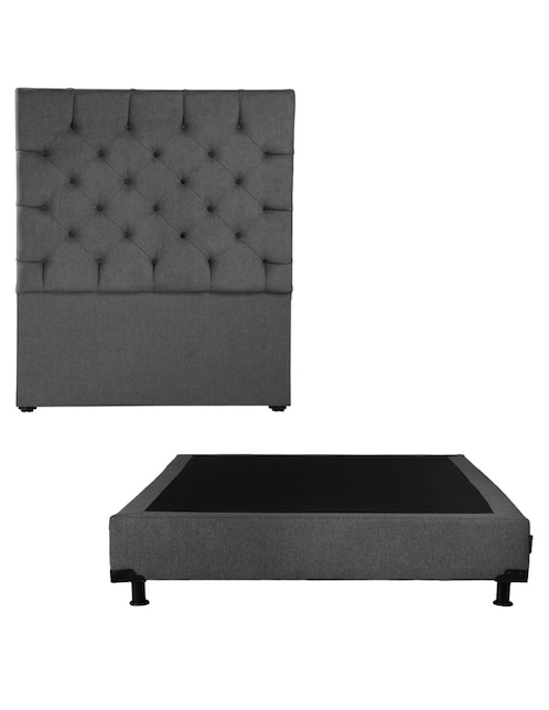 Cama Capri Box de madera pino