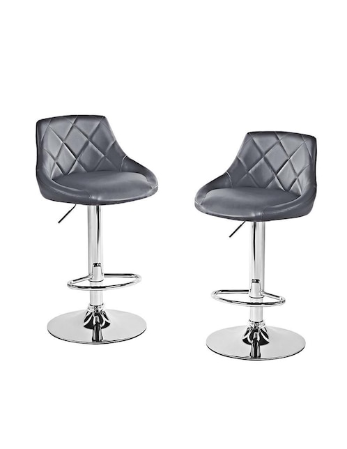 Juego de bancos altos homeasy easy shop  "de" metal