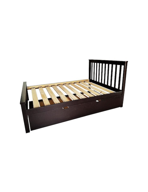 Cama doble Rematesmxmuebles de madera pino matrimonial