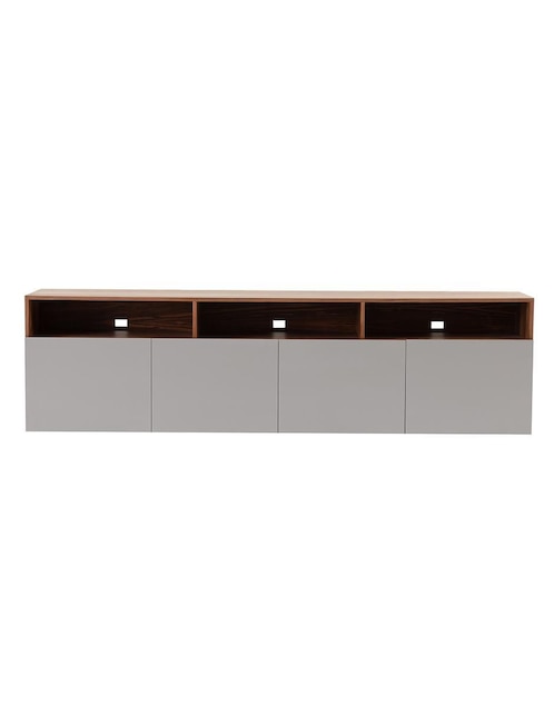 Mueble de tv Espresso Dixy de madera álamo