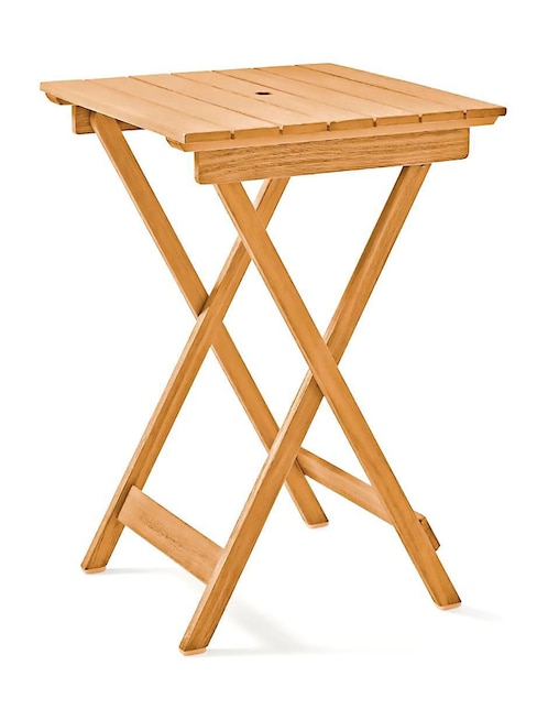 Mesa de servicio Casa Ecologica Tulum de madera