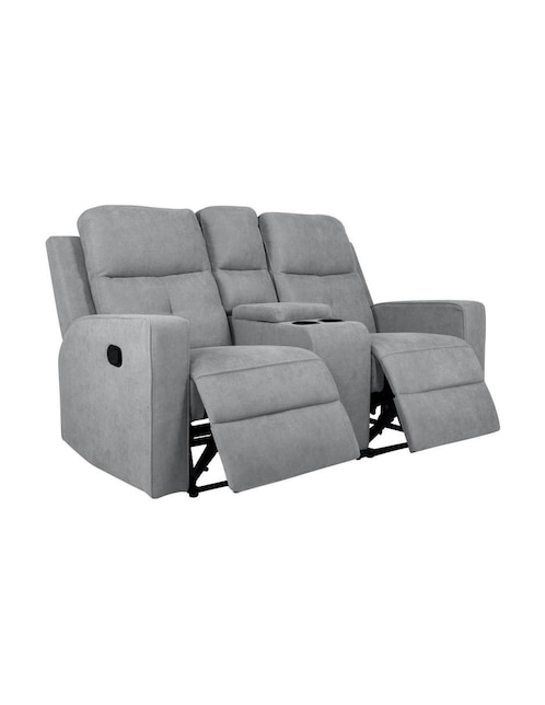 Reclinable Easy Living Love Seat Moon de tela