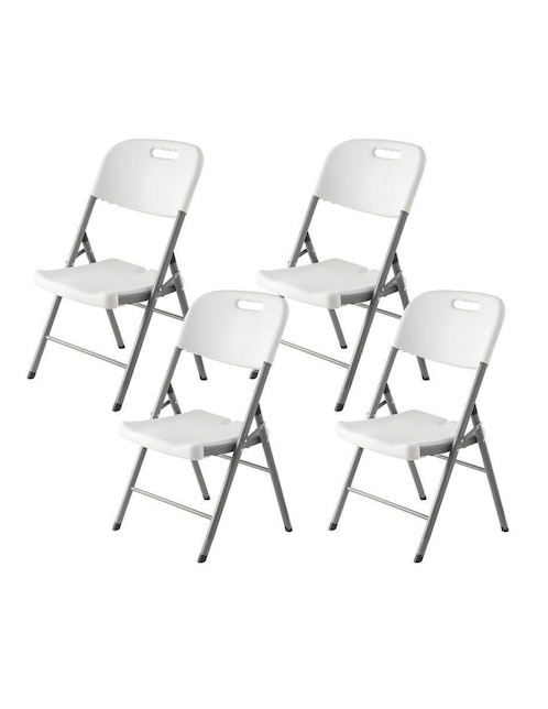 Set de 4 de sillas plegables Ecomlab de plástico