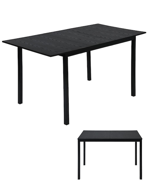 Mesa extensible armable Bari Black Dd 1