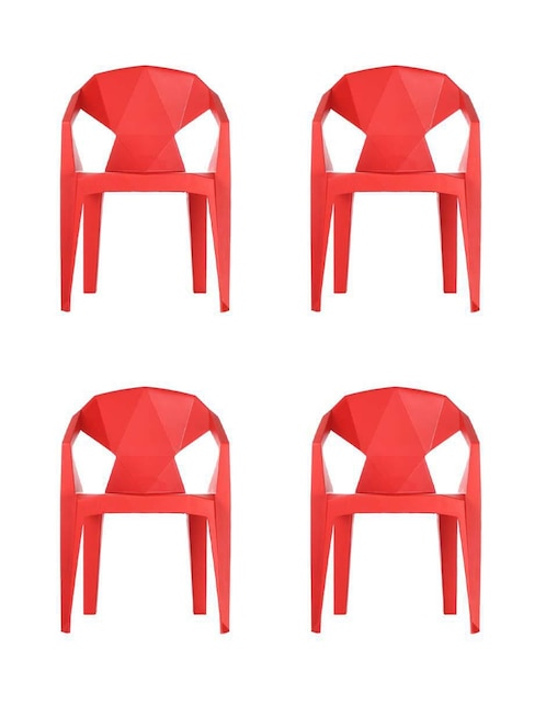 Set de sillas 4 piezas Origami Equipamiento En Muebles