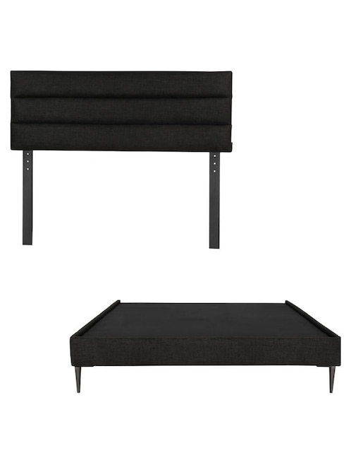 Cama Logan Slim de madera pino 1