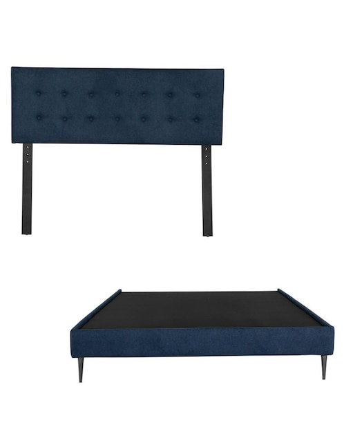 Cama Bilbao Slim de madera pino 1