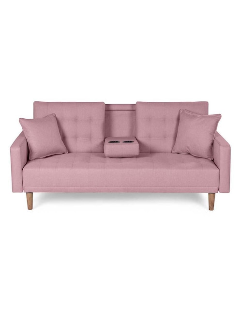Sofá cama armable Tammy Memory Foam de lino 1
