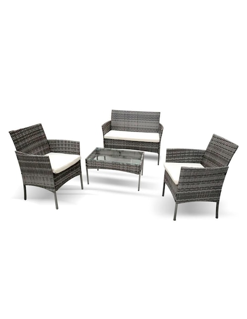 Sala modular para jardin Kadabrah de ratán PVC