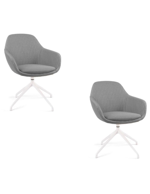 Set silla 2 piezas Offiho de velvet