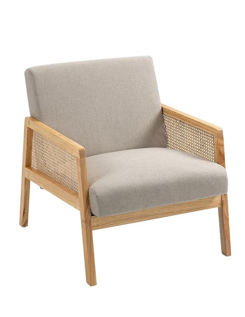 Silla 1 pieza Dian-D Home Make de madera y tela