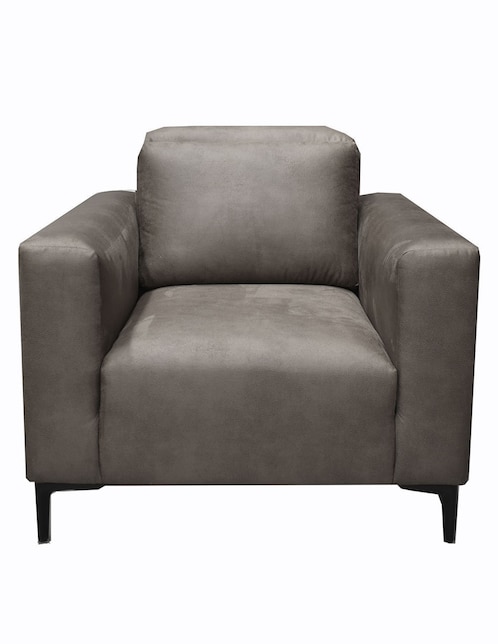 SILLÓN LOCKE POLIÉSTER, GRIS