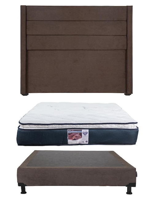 Set Recámara Lugo Monaco de madera pino 1