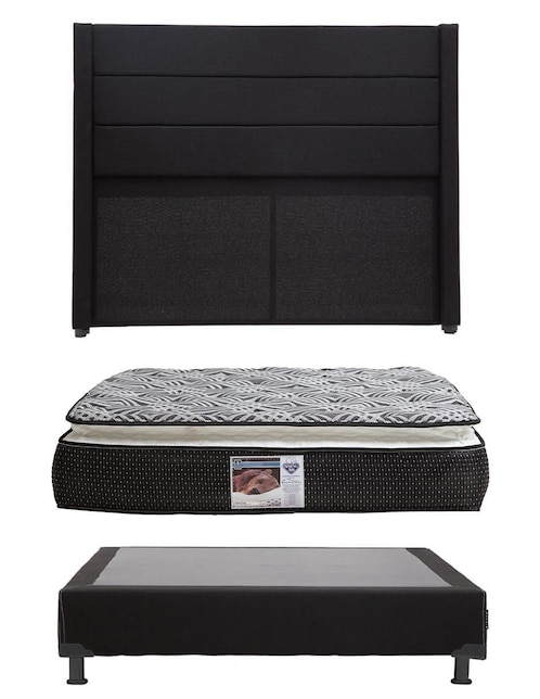Set Recámara Lugo Omega de madera pino Set Recámara Lugo Omega de madera pino