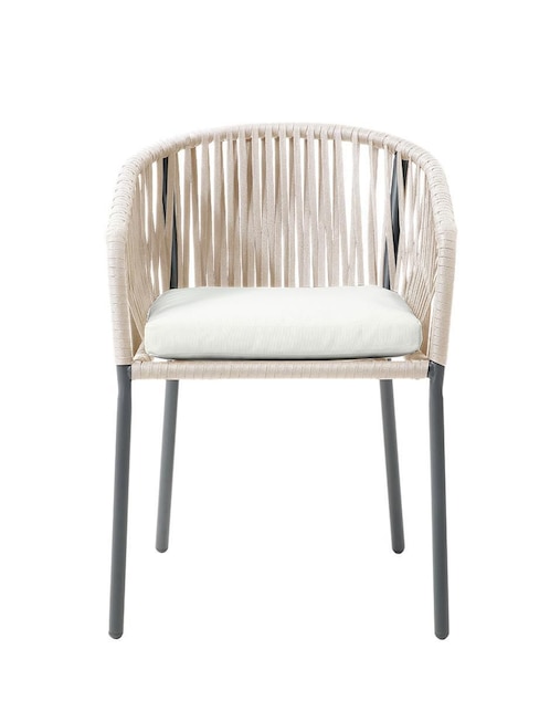 Silla Mikonos Sochic de ratán natural