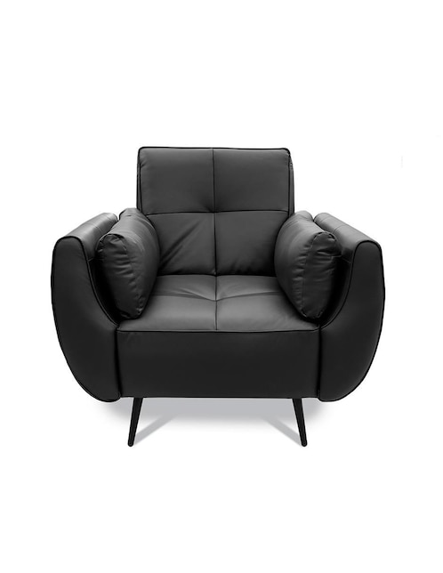 Sillón confortopiel toronto "estilo" contemporáneo "de" madera pino
