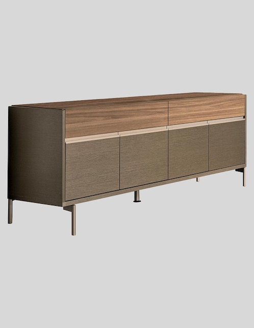 Bufetero City Life Alf Italia de chapa madera