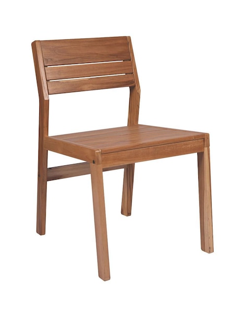 Silla Verona de madera teca 1