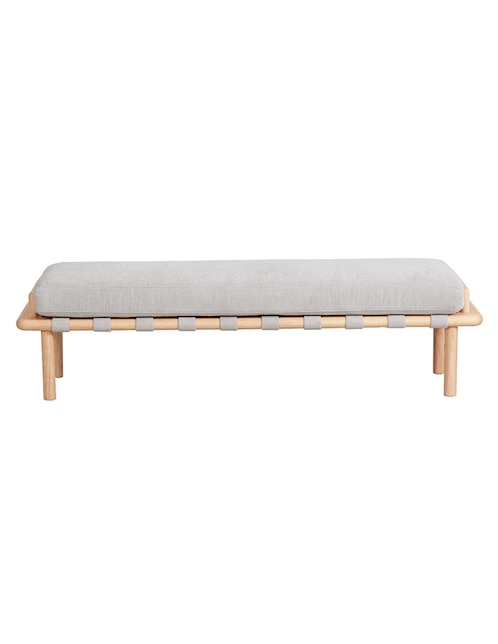 Pie de cama Haus Alva Re de madera