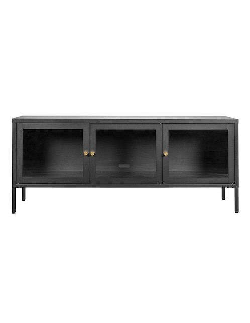 Credenza Mobica Small Spaces de metal y vidrio